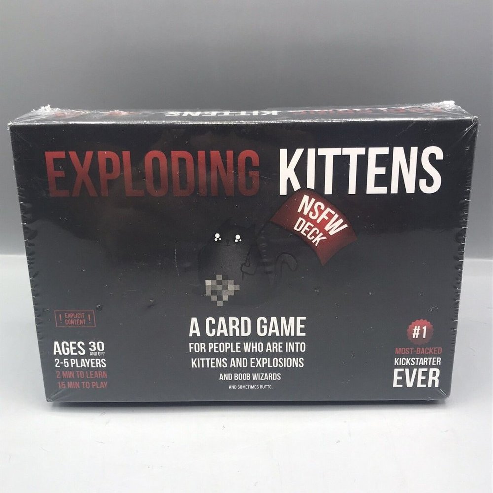 Exploding Kittens NSFW Edition ADULTS ONLY Card Game Brand New Sealed